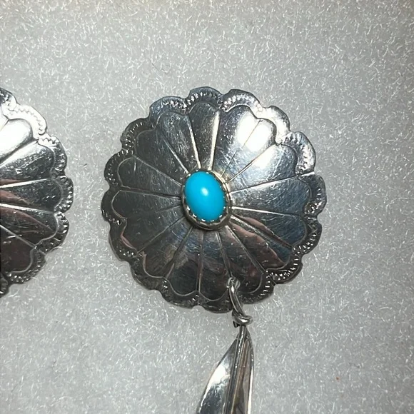 Native american earrings sterling silver - Picture 2 of 5